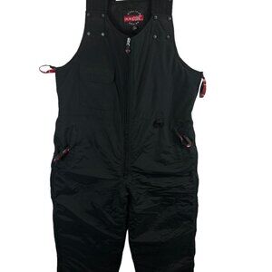 Duratrak Men's XL Black Snowmobile Motorcycle Padded Winter Bib Snow Pants